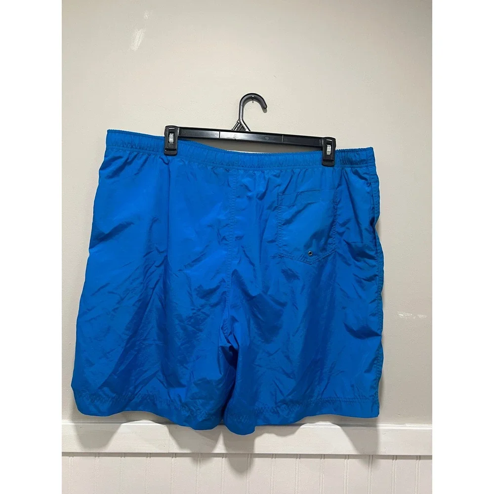 Polo Sport Vintage Swim Trunks Blue Vibrant Beach Summer Men Size XXL